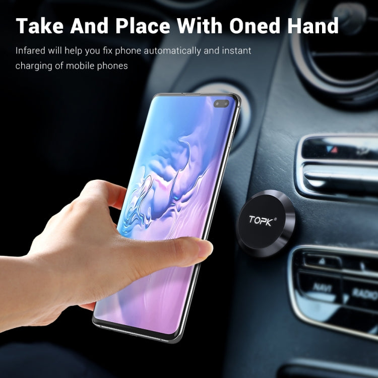 TOPK D21 Car Mobile Phone Holder Magnetic Universal In-car Phone Holder Stand, D21 - Shello's Creative Boutique