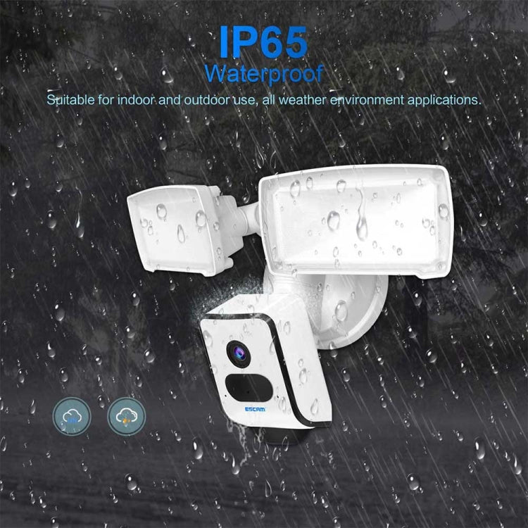 ESCAM QF612 3MP WiFi IP Camera & Floodlight, Support Night Vision / PIR Detection, QF612 SUNSKY