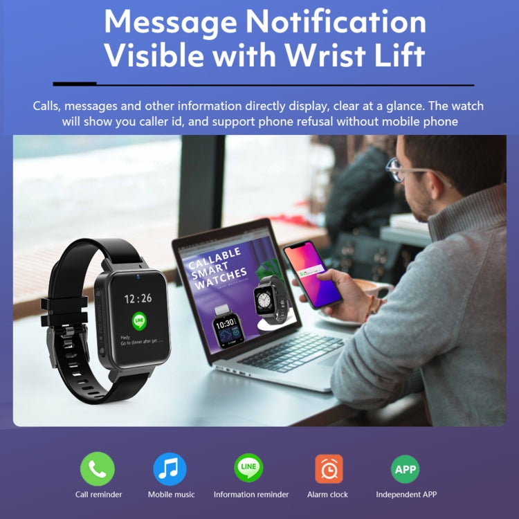 1.75" IPS Smart Watch with Video Chat & SIM Card - 4G Android Smartwatch