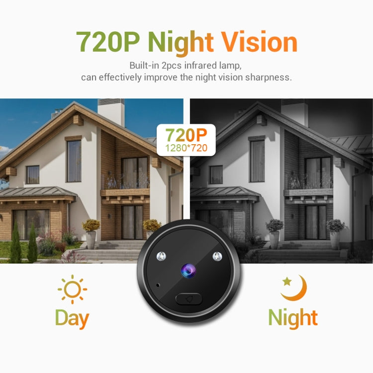 ESCAM C22 2.4 inch Screen Digital Door Viewer, Support Night Vision, TF Card, Take Photos and Video, C22 SUNSKY