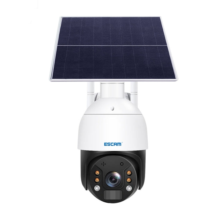 ESCAM QF724 3MP 24h Recording Cloud Storage PT 4G PIR Alarm IP Camera with Solar Panel, US Plug, EU Plug SUNSKY