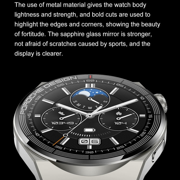 Ochstin 5HK46P 1.36 inch Round Screen Silicone Strap Smart Watch with Bluetooth Call Function, Silicone Strap(Black+Black), Silicone Strap(Silver+Black) - Shello's Creative Boutique