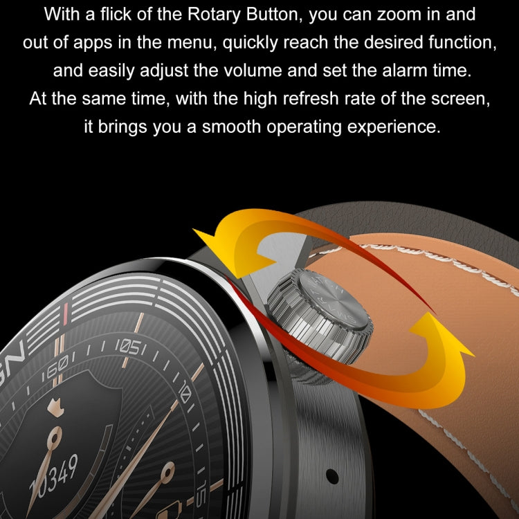 Ochstin 5HK46P 1.36 inch Round Screen Silicone Strap Smart Watch with Bluetooth Call Function, Silicone Strap(Black+Black), Silicone Strap(Silver+Black) - Shello's Creative Boutique