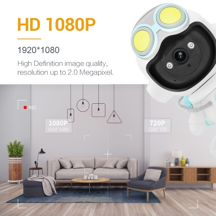 ESCAM PT211 Motion Detection & Tracking 2MP Sound Alarm Cloud Storage Two-way Audio Night Vision WiFi Camera, EU Plug, US Plug, UK Plug, AU Plug SUNSKY