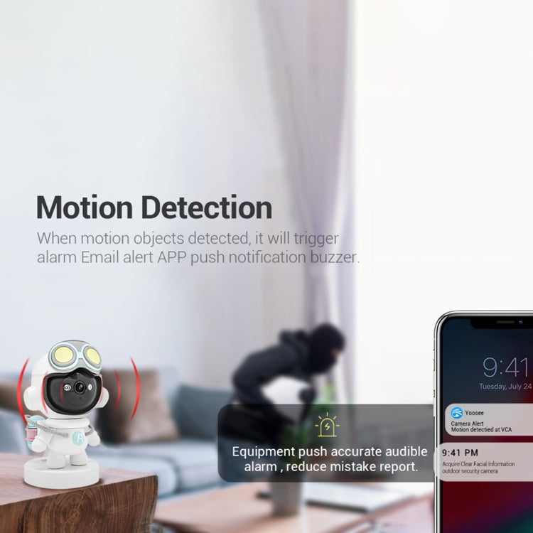 ESCAM PT211 Motion Detection & Tracking 2MP Sound Alarm Cloud Storage Two-way Audio Night Vision WiFi Camera, EU Plug, US Plug, UK Plug, AU Plug SUNSKY
