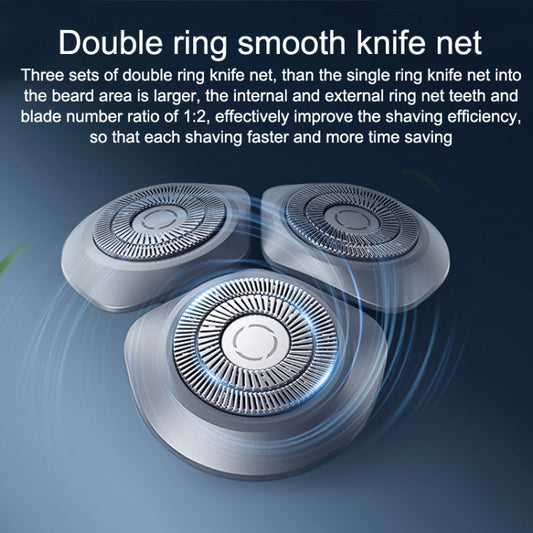 Original Xiaomi Mijia Electric Shaver S101 with 3 Cutter Head IPX7 Waterproof, S101(Grey), S101(Blue) - Shello's Creative Boutique