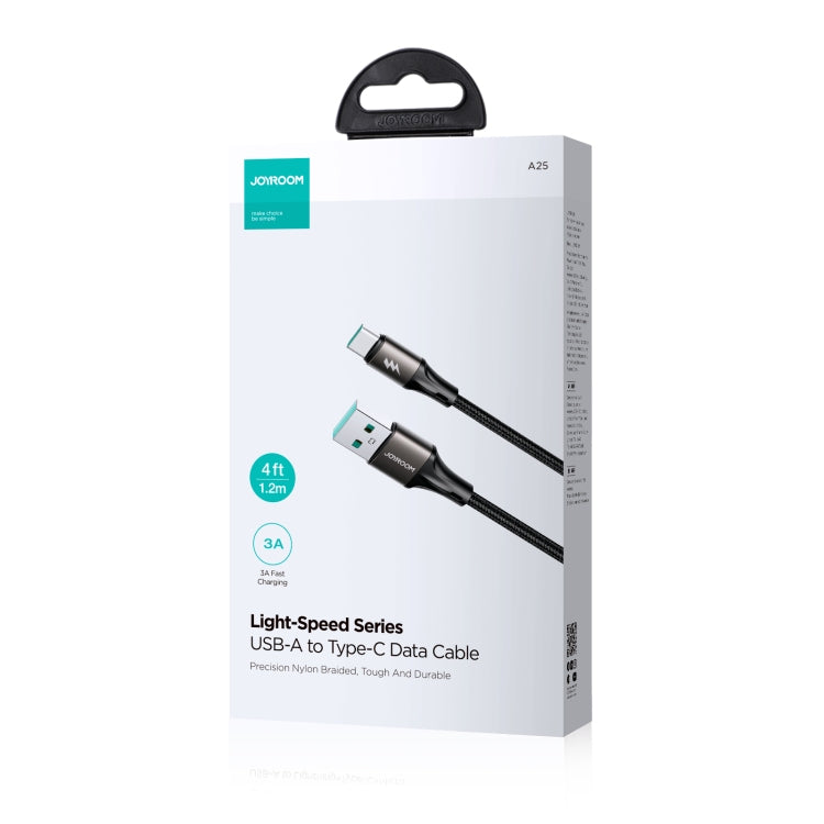 JOYROOM SA25-AC3 3A USB to USB-C/Type-C Fast Charge Data Cable, 1.2m, 2m, 3m Shello's Creative Boutique