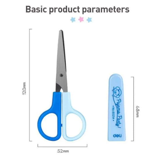 Deli 6021A Student Scissors Mini Portable Children Handmade Paper-cut Scissors - Shello's Creative Boutique