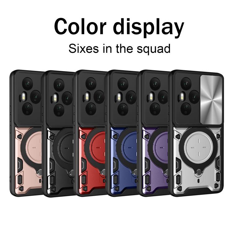 CD Texture Sliding Camshield Magnetic Holder Phone Case, For Honor 400 Pro Global 160.8mm, For Honor 400 Lite Global, For Honor 400 Global 156.5mm, For Honor Magic7 Pro - Shello's Creative Boutique