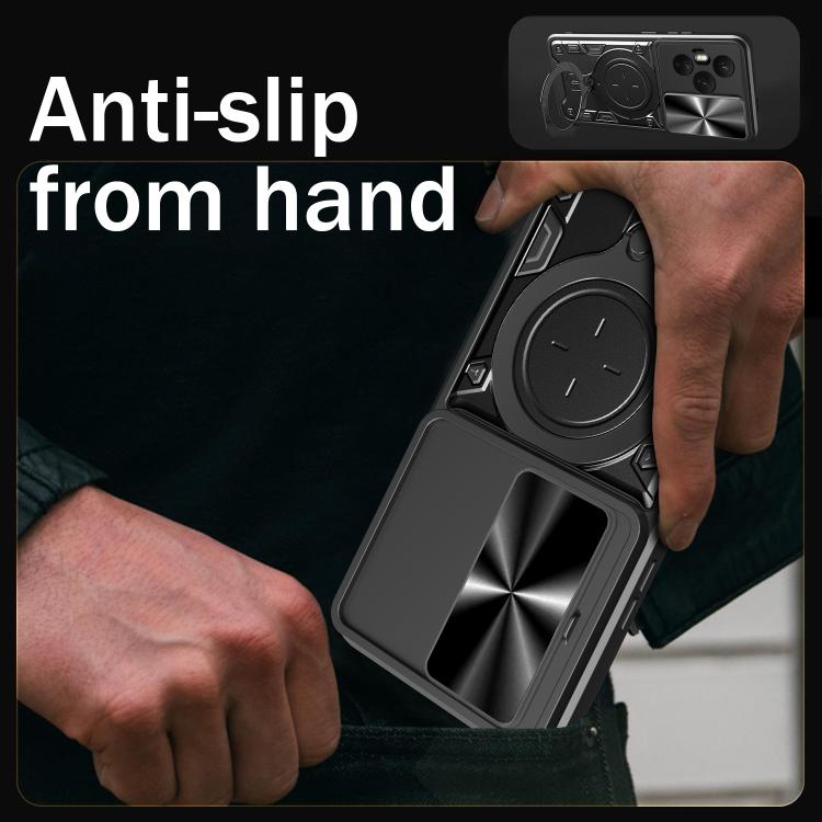CD Texture Sliding Camshield Magnetic Holder Phone Case, For Honor 400 Pro Global 160.8mm, For Honor 400 Lite Global, For Honor 400 Global 156.5mm, For Honor Magic7 Pro - Shello's Creative Boutique