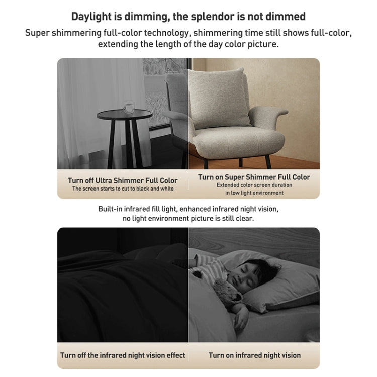 Original Xiaomi Smart Camera 3 Pro PTZ 360 Degree Panorama 350W Pixels Two-Way Voice Call, US Plug, Smart Camera 3 Pro PTZ SUNSKY