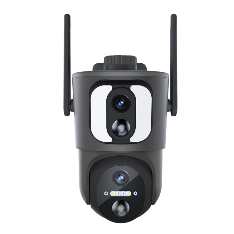 ESCAM QF390 2x2MP Binocular Solar WiFi Camera Supports Two-way Voice & Alarm Recording, QF390 SUNSKY