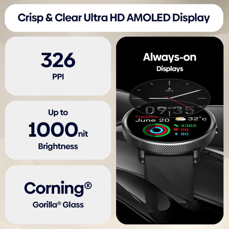 Zeblaze GTR 3 Pro 1.43 inch Screen Voice Calling Smart Watch, Support Heart Rate / Blood Pressure / Blood Oxygen Shello's Creative Boutique