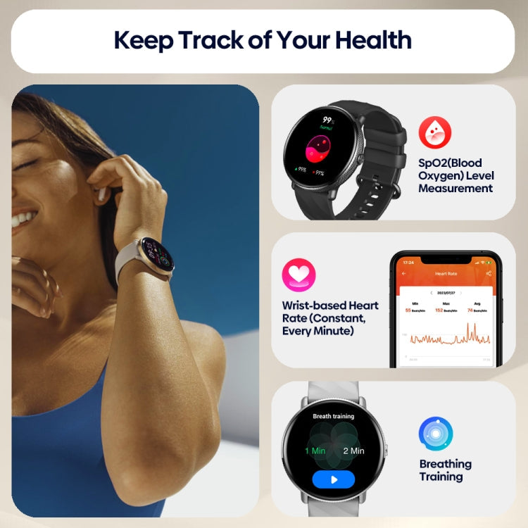 Zeblaze GTR 3 Pro 1.43 inch Screen Voice Calling Smart Watch, Support Heart Rate / Blood Pressure / Blood Oxygen Shello's Creative Boutique