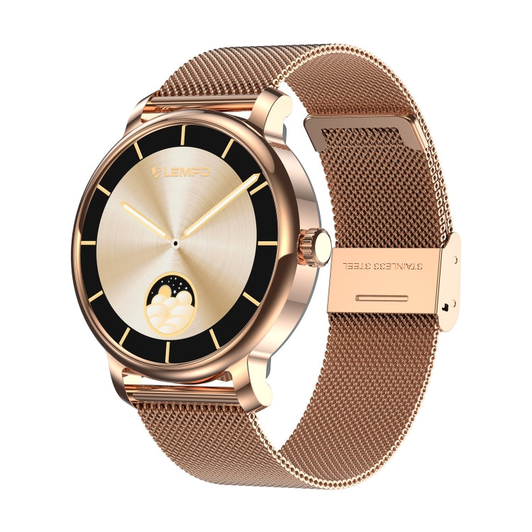 LEMFO LF35 1.43 inch AMOLED Round Screen Steel Strap Smart Watch Supports Blood Oxygen Detection Shello's Creative Boutique