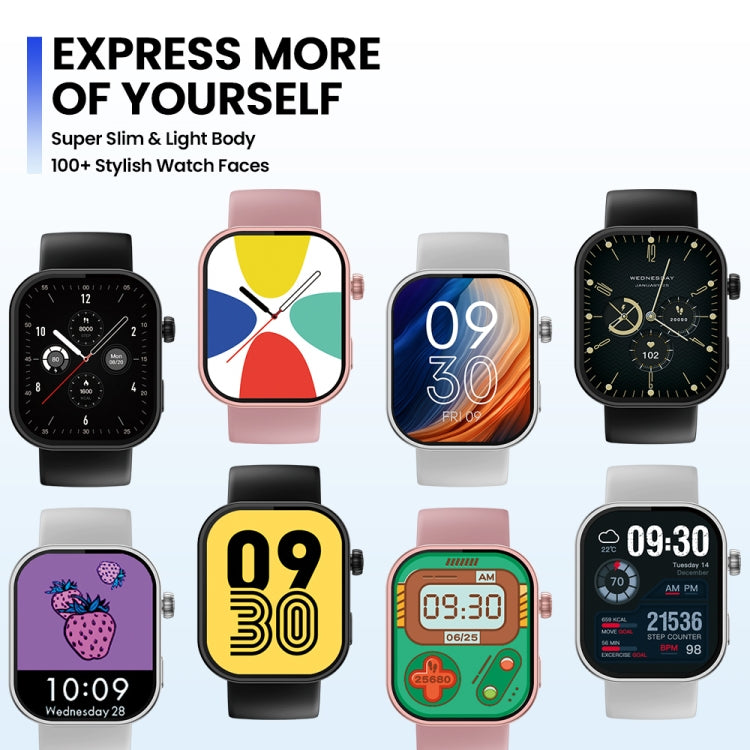 Zeblaze Btalk Plus 2.03 inch Screen Voice Calling Smart Watch, Support Heart Rate / Blood Pressure / Blood Oxygen - Shello's Creative Boutique