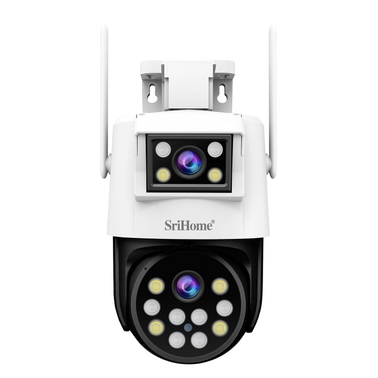 SriHome SH048 2MP + 2MP Humanoid Tracking Smart Night Vision Dual Lens IP Camera, SH048 SUNSKY