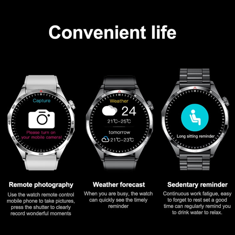 GTS4/LT09 1.5 inch IP67 Fitness Wellness Smart Watch Support Bluetooth Call / Sleep / Blood Oxygen / Heart Rate Health Monitor, Silicone Strap, Steel Strap Shello's Creative Boutique
