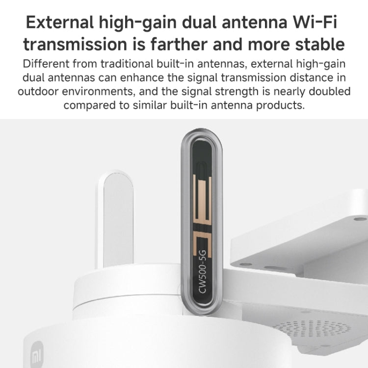 Xiaomi CW500 5MP Outdoor IP66 Waterproof Support Two-way Voice WiFi Camera, US Plug, CW500 Single Camera SUNSKY