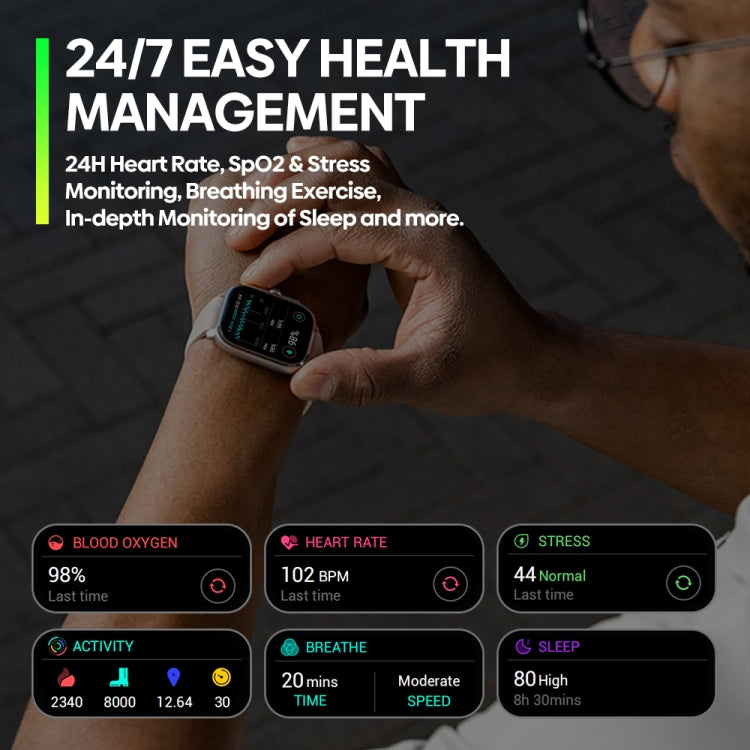 Zeblaze Beyond 3 Pro 2.15 inch Screen Stylish GPS Smartwatch Supports Bluetooth Calling - Shello's Creative Boutique