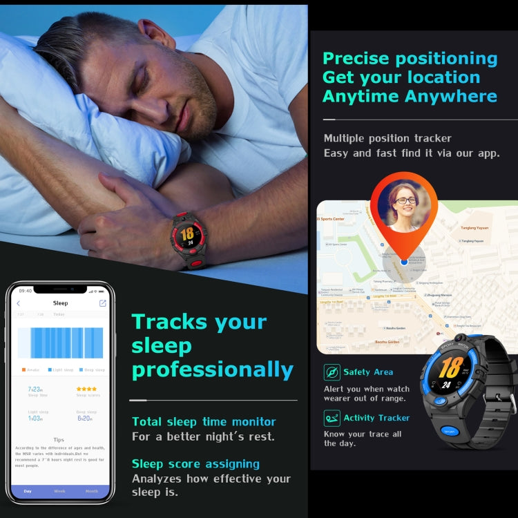 LEMFO i10 1.28 inch IP67 Sport Smart Watch, Support Bluetooth Call / GPS / Message Notification / Heart Rate / Blood Pressure Health Monitor - Shello's Creative Boutique