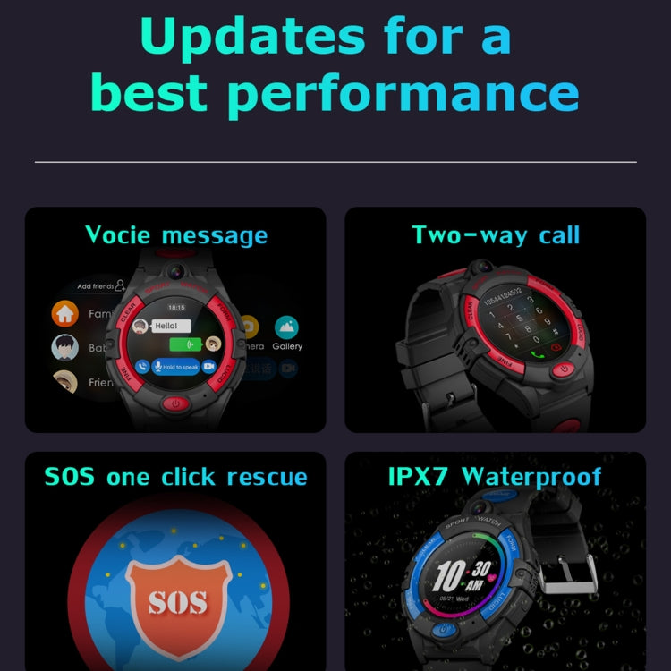 LEMFO i10 1.28 inch IP67 Sport Smart Watch, Support Bluetooth Call / GPS / Message Notification / Heart Rate / Blood Pressure Health Monitor - Shello's Creative Boutique