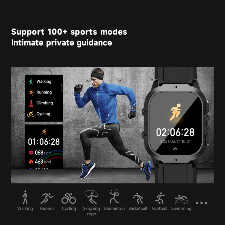 LEMFO C26 1.96 inch Sport Smart Watch, Support Bluetooth Call / Message Notification / Heart Rate / Blood Pressure Health Monitor Shello's Creative Boutique