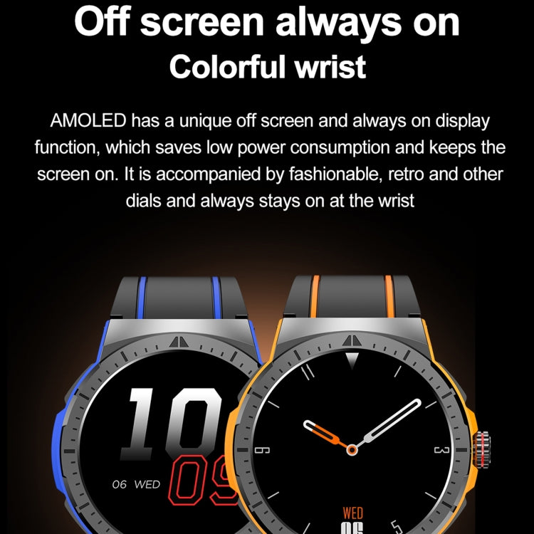 LEMFO HK52 1.43 inch BT5.3 IP68 Sport Smart Watch, Support Bluetooth Call / Message Notification / Heart Rate / Blood Pressure Health Monitor - Shello's Creative Boutique