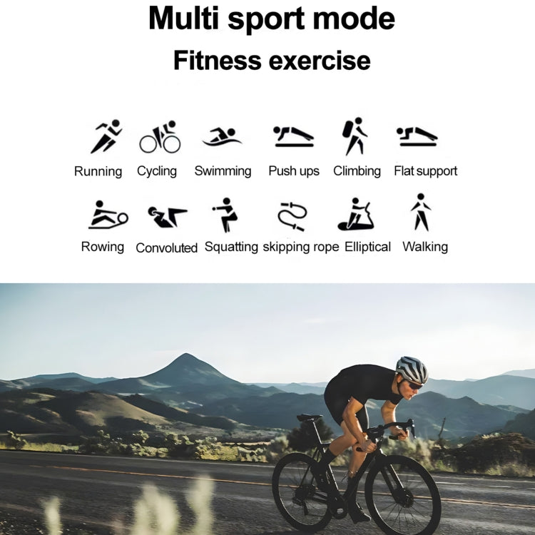 LEMFO HK52 1.43 inch BT5.3 IP68 Sport Smart Watch, Support Bluetooth Call / Message Notification / Heart Rate / Blood Pressure Health Monitor - Shello's Creative Boutique