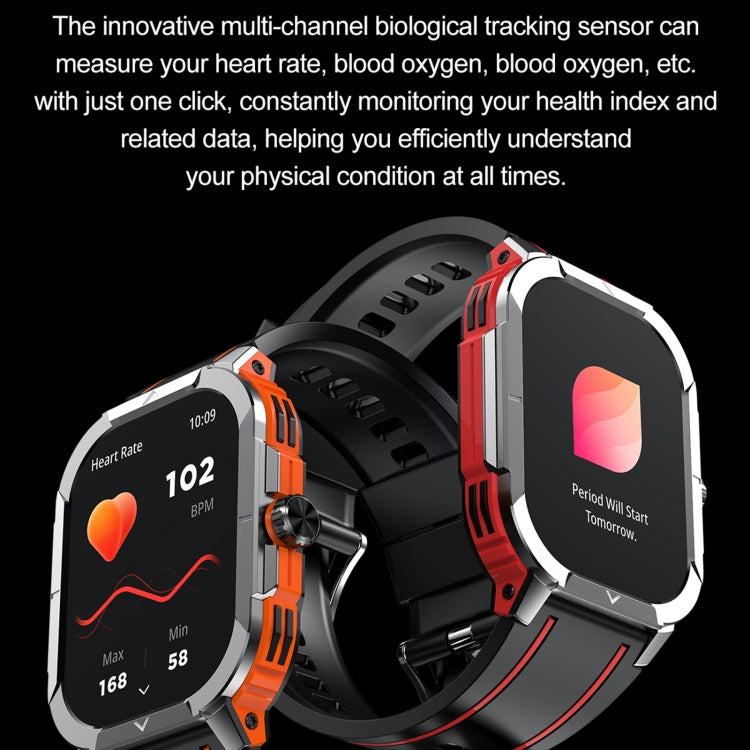 LEMFO HK56 2.06 inch BT5.3 IP68 Sport Smart Watch, Support Bluetooth Call / Message Notification / Heart Rate / Blood Pressure Health Monitor - Shello's Creative Boutique