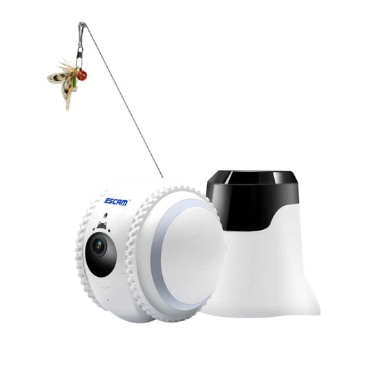 ESCAM QF011 2MP Smart Pet Robot Camera with Night Vision & APP Remote Control, QF011 SUNSKY
