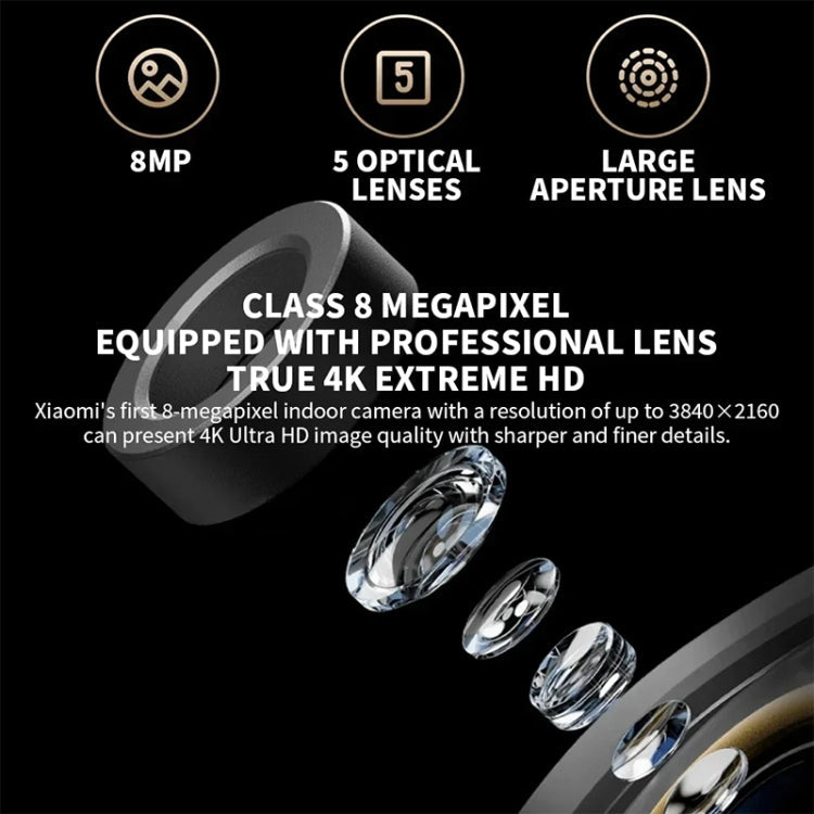 Original Xiaomi Smart Camera C700 4K 360 Viewing Angle Full-Color Night Vision AI Camera, US Plug SUNSKY