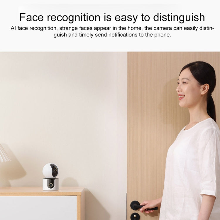 Original Xiaomi Smart Camera C500 Dual Lens Edition 4MP Support AI Detection, US Plug, C500 SUNSKY