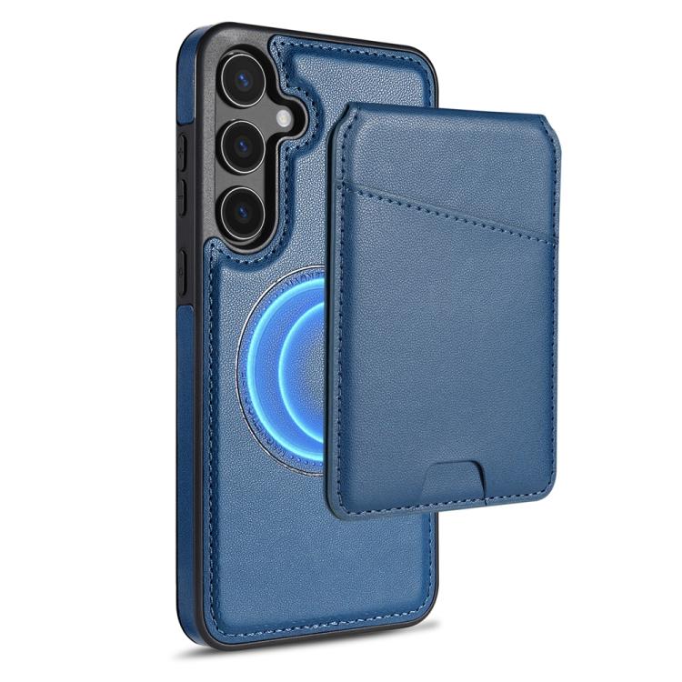 Skin Feel Detachable Card Bag Magsafe Phone Case, For Samsung Galaxy S25 5G, For Samsung Galaxy S25+ 5G, For Samsung Galaxy S25 Ultra 5G, For Samsung Galaxy S24 FE 5G SUNSKY