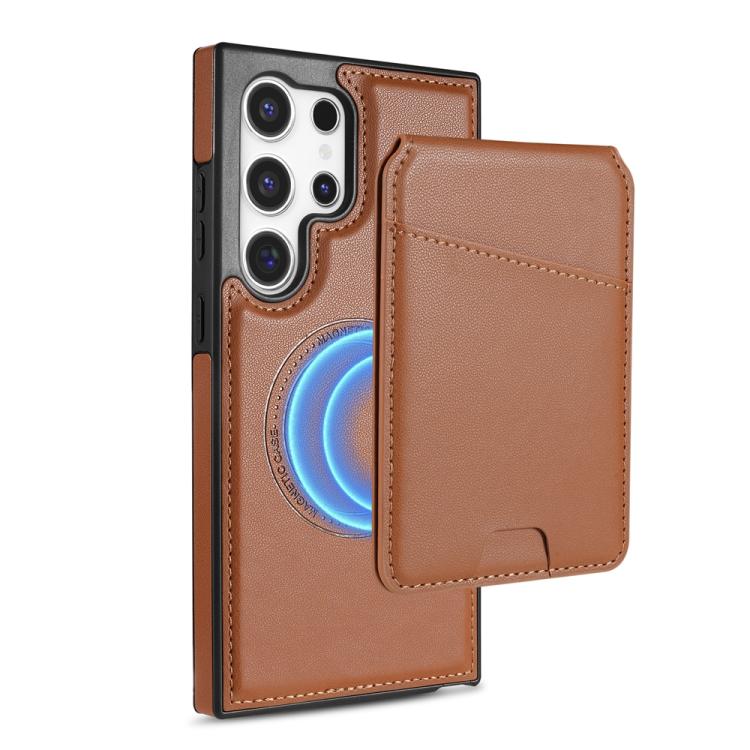 Skin Feel Detachable Card Bag Magsafe Phone Case, For Samsung Galaxy S23 Ultra 5G, For Samsung Galaxy S23+ 5G, For Samsung Galaxy S23 5G, For Samsung Galaxy S20 FE 5G SUNSKY