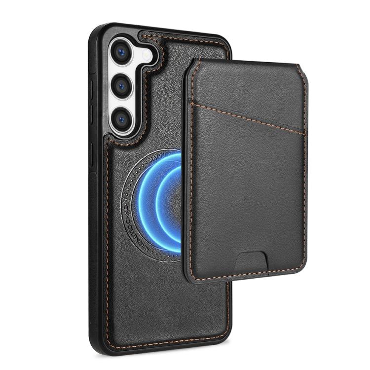 Skin Feel Detachable Card Bag Magsafe Phone Case, For Samsung Galaxy S23 Ultra 5G, For Samsung Galaxy S23+ 5G, For Samsung Galaxy S23 5G, For Samsung Galaxy S20 FE 5G SUNSKY