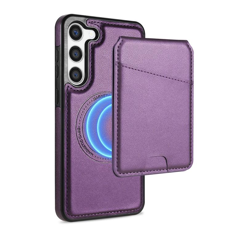 Skin Feel Detachable Card Bag Magsafe Phone Case, For Samsung Galaxy S23 Ultra 5G, For Samsung Galaxy S23+ 5G, For Samsung Galaxy S23 5G, For Samsung Galaxy S20 FE 5G SUNSKY