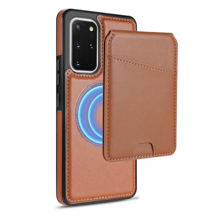 Skin Feel Detachable Card Bag Magsafe Phone Case, For Samsung Galaxy S23 Ultra 5G, For Samsung Galaxy S23+ 5G, For Samsung Galaxy S23 5G, For Samsung Galaxy S20 FE 5G SUNSKY