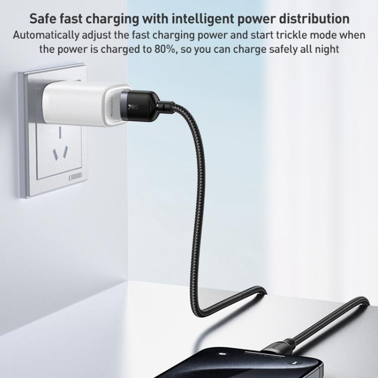 Yesido 3A USB to Type-C Fast Charging Cable, 0.3m, 1.2m, 2m, 3m - Shello's Creative Boutique