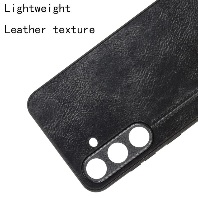 Cow Pattern Sewing Card Bag Phone Case, For Samsung Galaxy S25 5G, For Samsung Galaxy S25+ 5G, For Samsung Galaxy S25 Ultra 5G - Shello's Creative Boutique