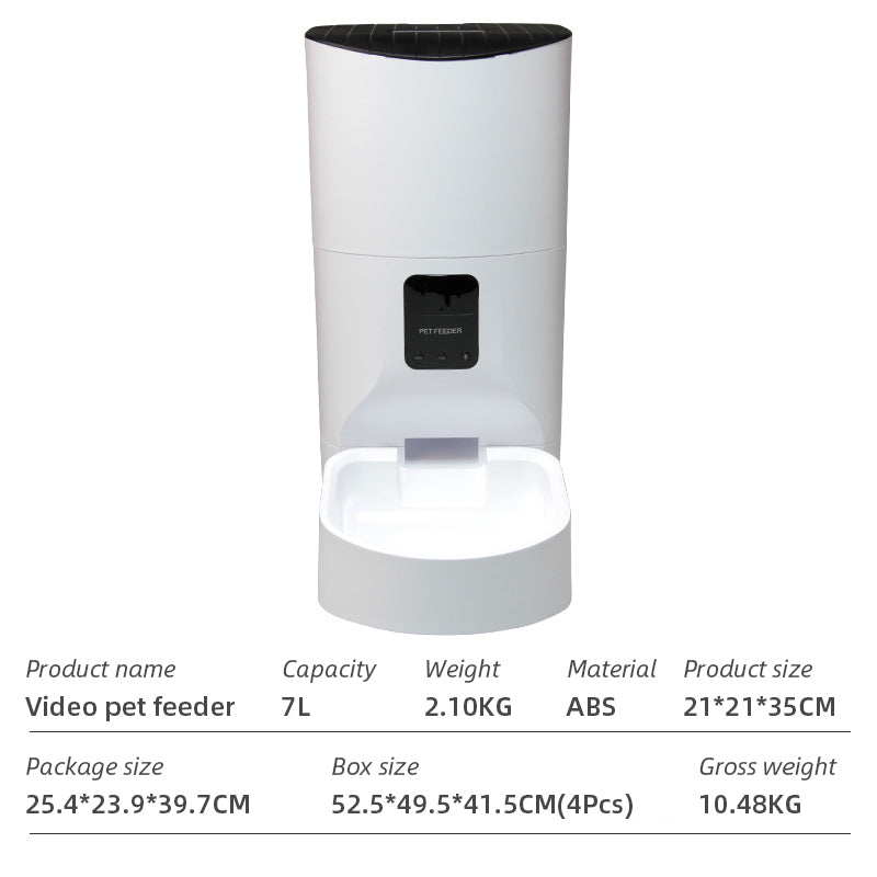 Wifi Smart APP Pet Feeder Household use Microchip Dog Automatic Pet Feeder Automatic Pet Feeder eprolo