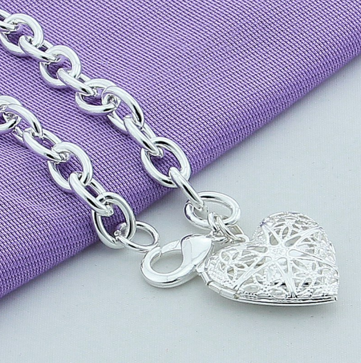 Women Fashion Sterling Silver Jewelry 925 Solid Silver Grape Bead Charm Chain Bracelets & Bangles For Women Gift eprolo