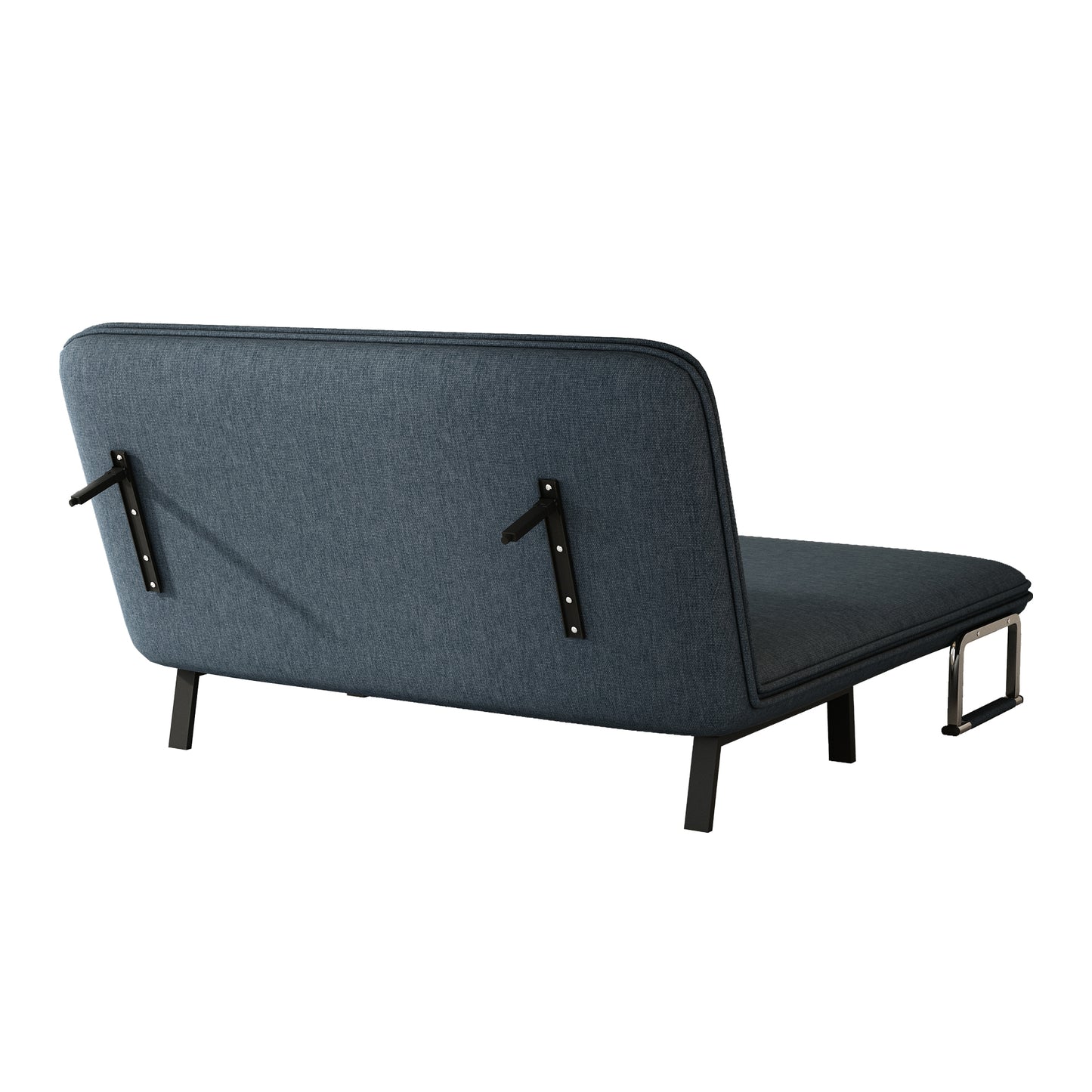 55″ Convertible Chair Bed Tri-Fold Sofa Bed with Adjustable Backrest & Pillow eprolo