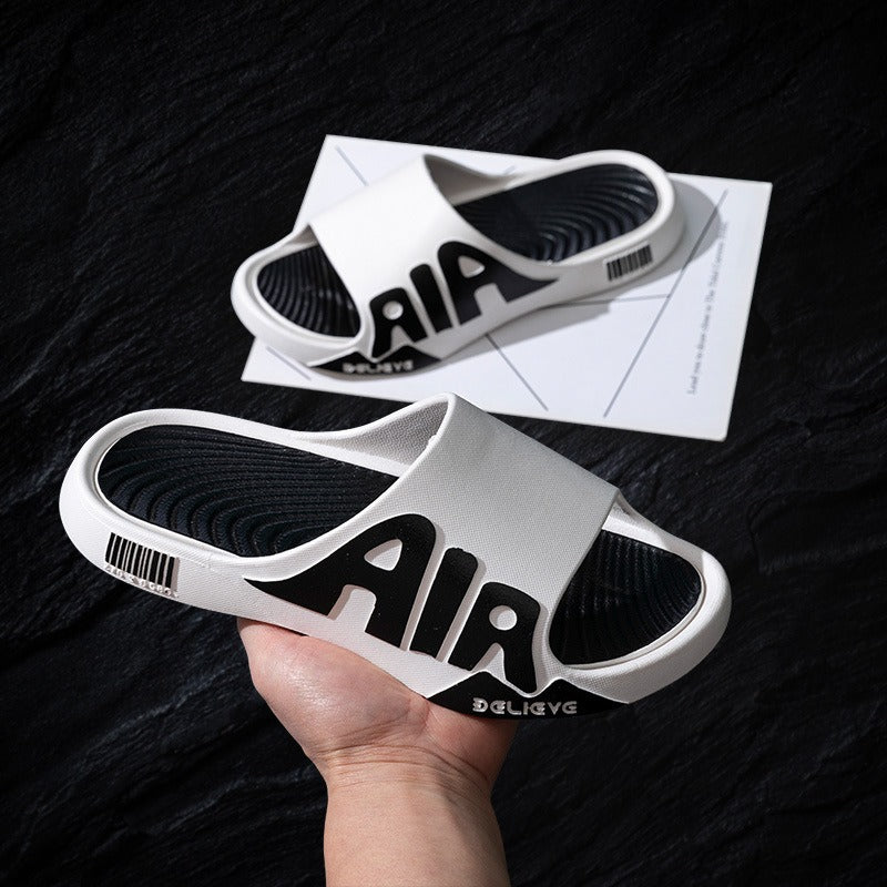 Slippers men summer outdoor wear home home indoor bathroom non slip thick bottom trend outdoor wear sandals and slippers eprolo