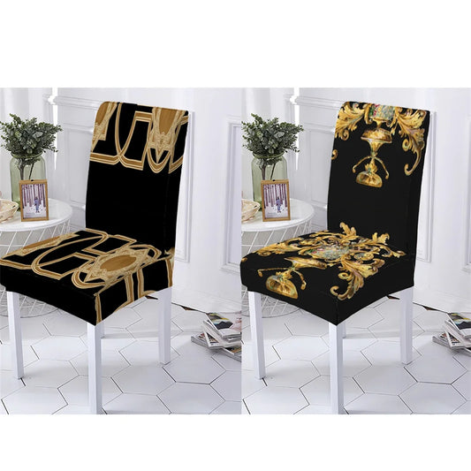 European Elements Style Cover For Dining Living Room Chair Cover Flowers Pattern Dining Furniture Chairs Covers Home Stuhlbezug eprolo