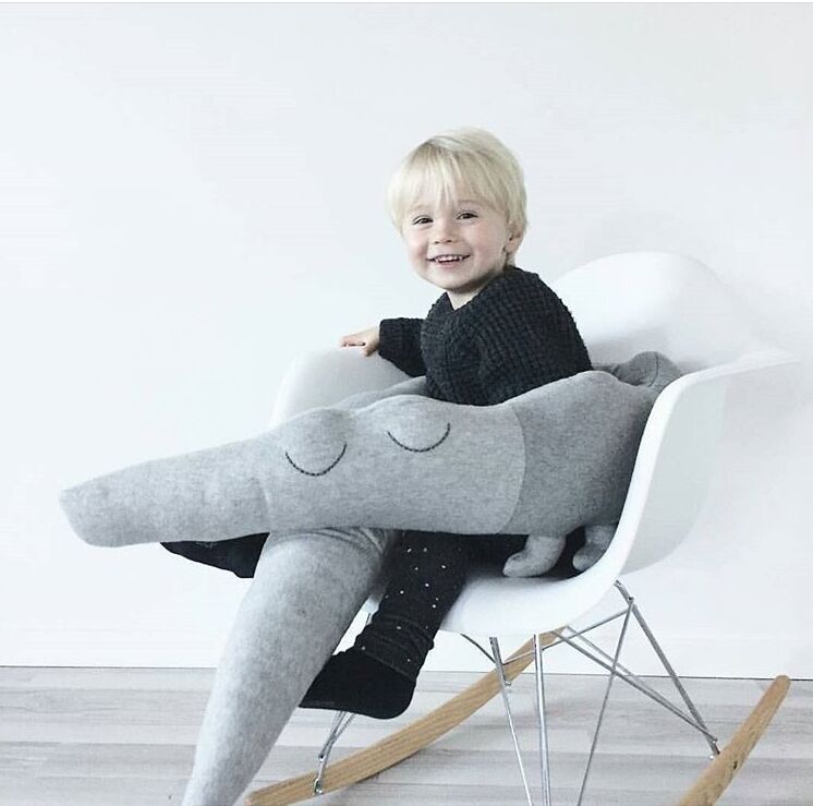 Soft Crocodile Plush Pillow - Bed Rails Crib Bumper Animal Shape Nursery Cradle Decor, Best Gift For Baby Toddler and Children eprolo
