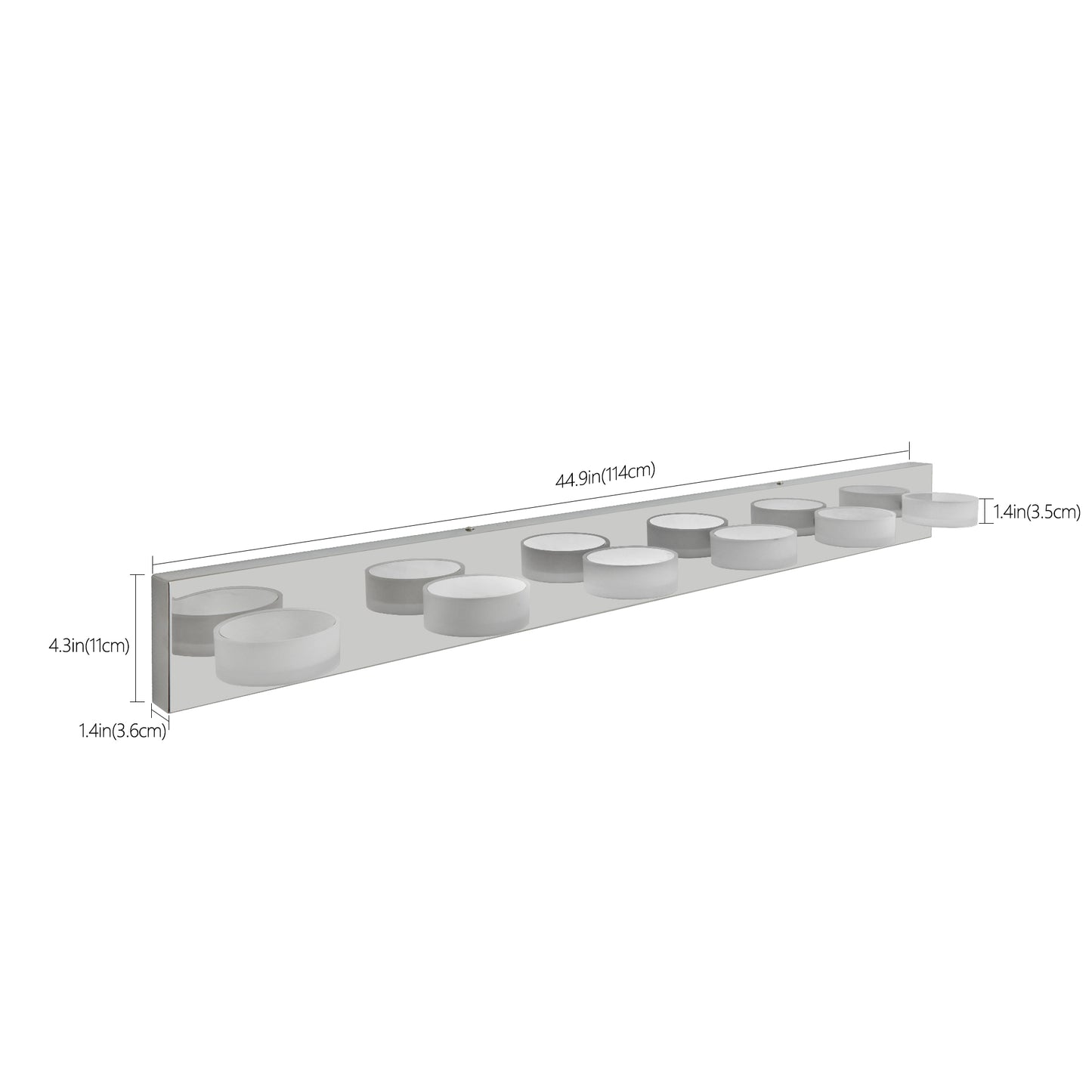 LED Modern Chrome 6-Light Vanity Lights Fixtures Over Mirror Bath Wall Lighting eprolo