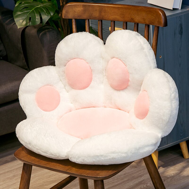 1PC 2 Sizes Soft Paw Pillow Animal Seat Cushion Stuffed Plush Sofa Indoor Floor Home Chair Decor Winter Children Girls Gift eprolo