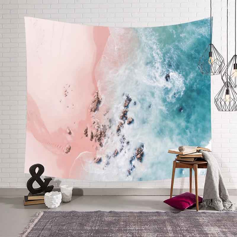 3D Beach Wall Tapestry Hanging Decor Hippie Retro Yoga Beach Towel 150x130cm/150x102cm