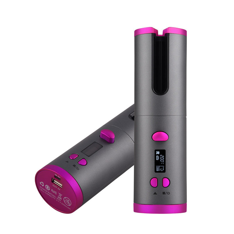 Unbound Automatic Hair Curler Cordless Electric Curling Roller Professional Ceramic Hair Waver Rechargeable Auto Curler Curls eprolo